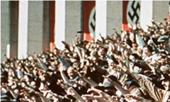 Dos versículos 30b até 35, é a descrição da atitude blasfemadora que teve particularmente Hitler, fazendo-se passar por um deus romano que o povo de Alemanha tinha que “adorar”, e “erguer-se-ão braços procedentes dele; e eles hão de profanar o santuário”. Sim, o povo de Alemanha usaram os seus “braços” para “profanar o santuário” e adorar um simples homem em vez de adorar a Deus
